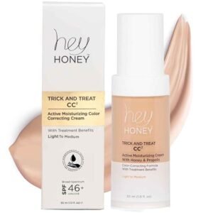 Hey Honey Trick and Treat CC Cream SPF 46 | Active Moisturizing Color Correcting Cream with Honey & Propolis